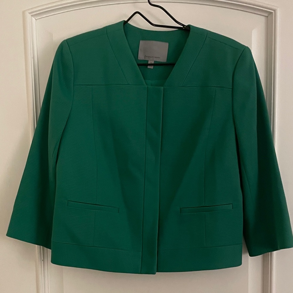 Classiques Entier, Teal Green Blazer, Size: M